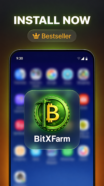 Install BitXFarm from Google Play